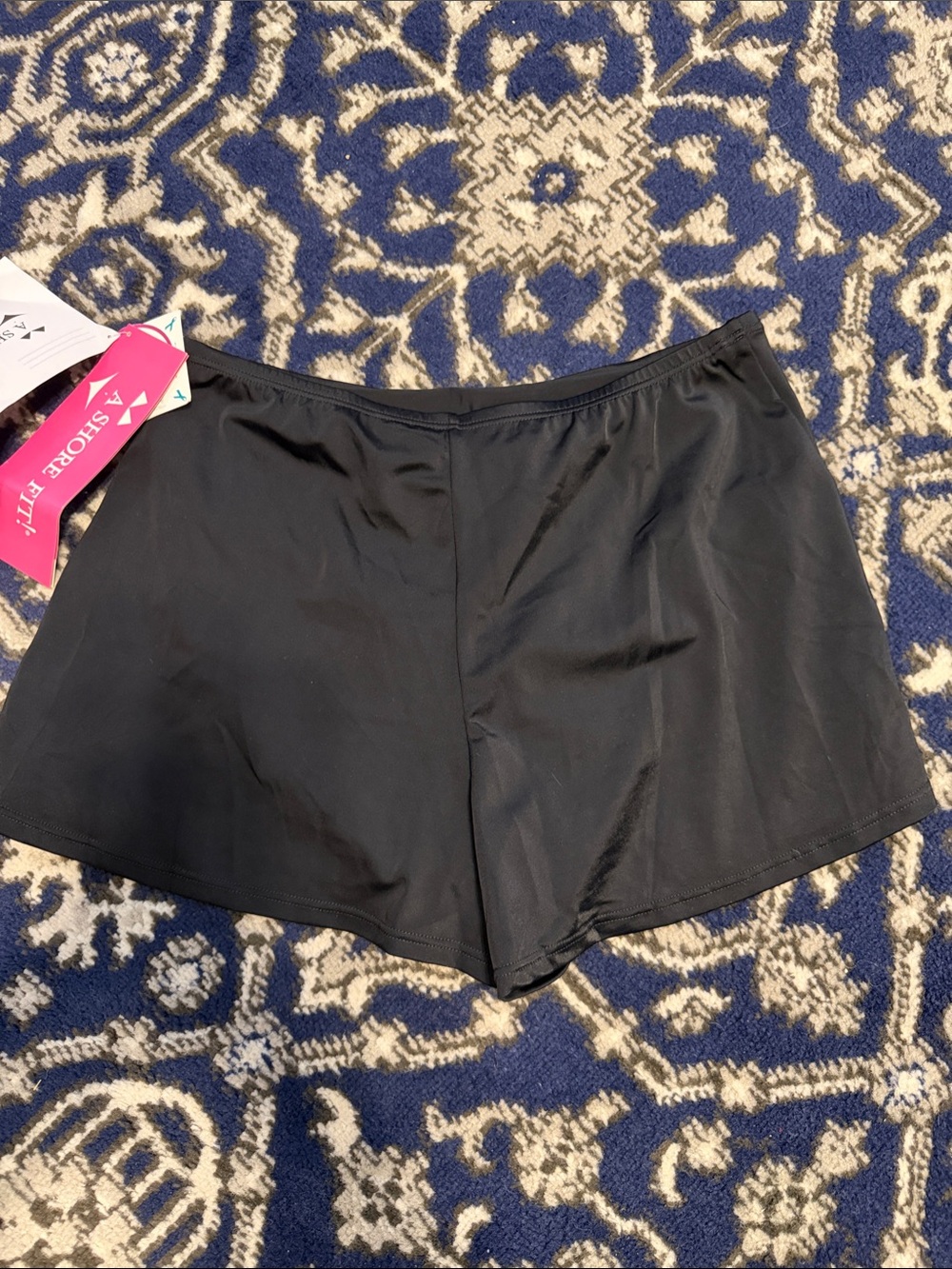 Women's Black A Shore Fit Swim Shorts — Size 10